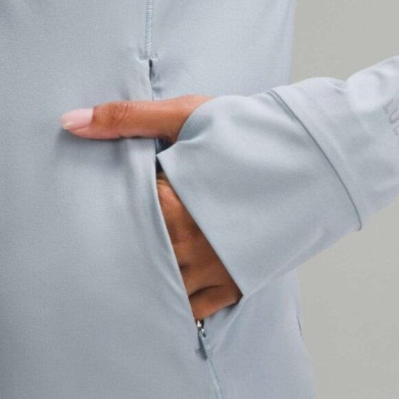 NWT Lululemon Mist Over Windbreaker (Color: Concrete Blue) - Picture 6 of 14